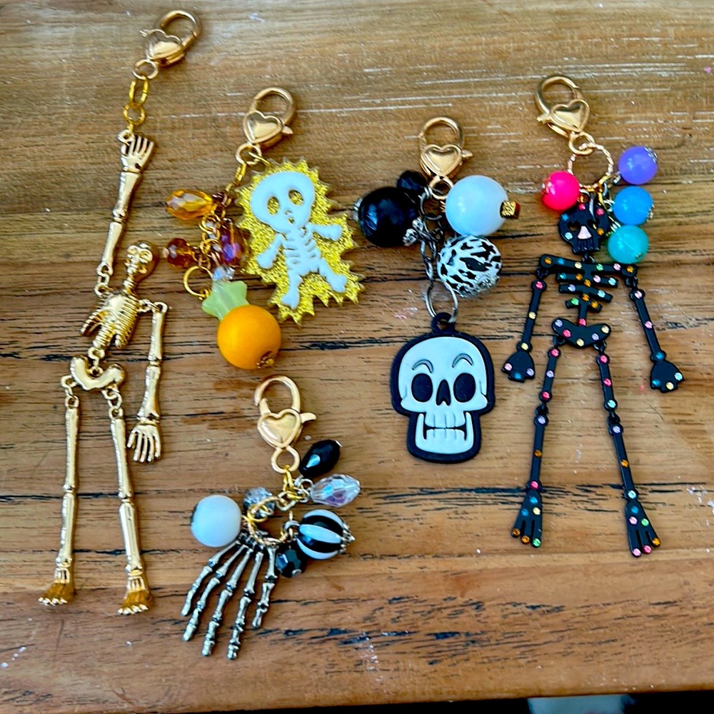 Adorable Halloween themed book mark, planner, purse, back pac,charm accessories.